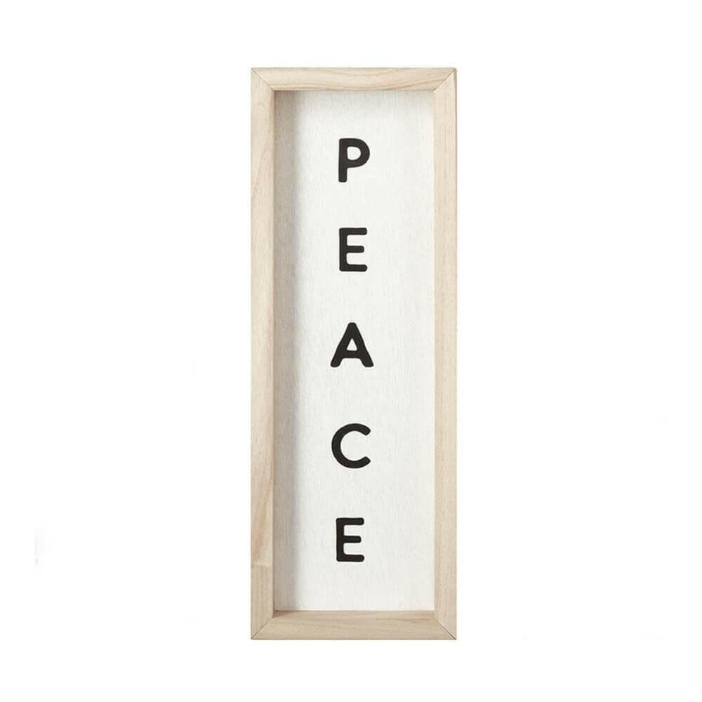 Wood Sign, Peace