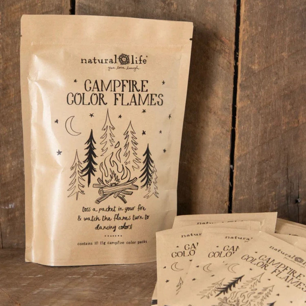 Campfire Color Flames Pack, Set of 10 Fire Color Changing Packets