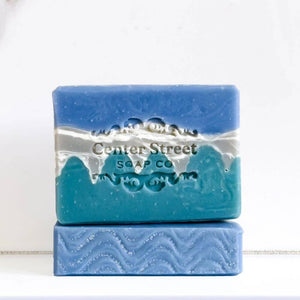 Center Street Mountain Pine Winter Is Wells Handmade Christmas Soap Bar With Pine And Apple Scent