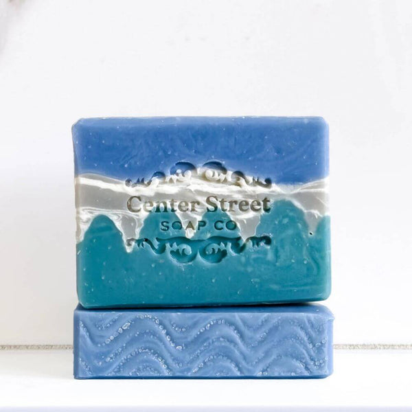 Center Street Mountain Pine Winter Is Wells Handmade Christmas Soap Bar With Pine And Apple Scent