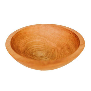 10 Inch Cherry Wooden Bowl Bowls American Farmhouse Bowls   