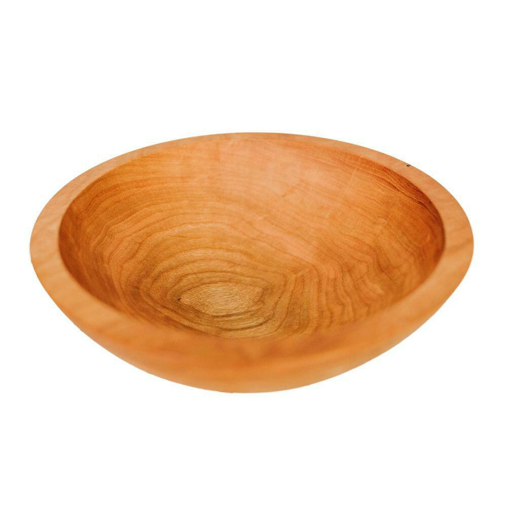 10 Inch Cherry Wooden Bowl Bowls American Farmhouse Bowls   