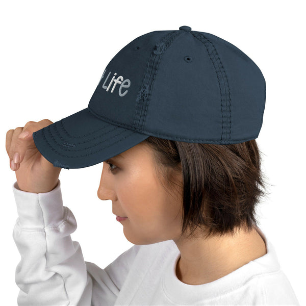 Beach Life Distressed Cap  New England Trading Co   