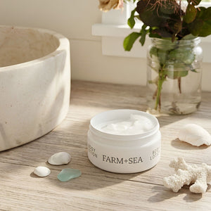 Farm + Sea Body Lotion, 8 Oz Jar, Coastal Bath and Body Care