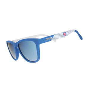 Goodr Fly the W™ Chicago Cubs Sunglasses, Blue Frame, Light Blue Polarized Lenses, UV400 Protection, Baseball and Everyday Outdoor Sunglasses