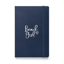 Beach Girl Hardcover Journal, 5.5" x 8.5"  New England Trading Co Navy  