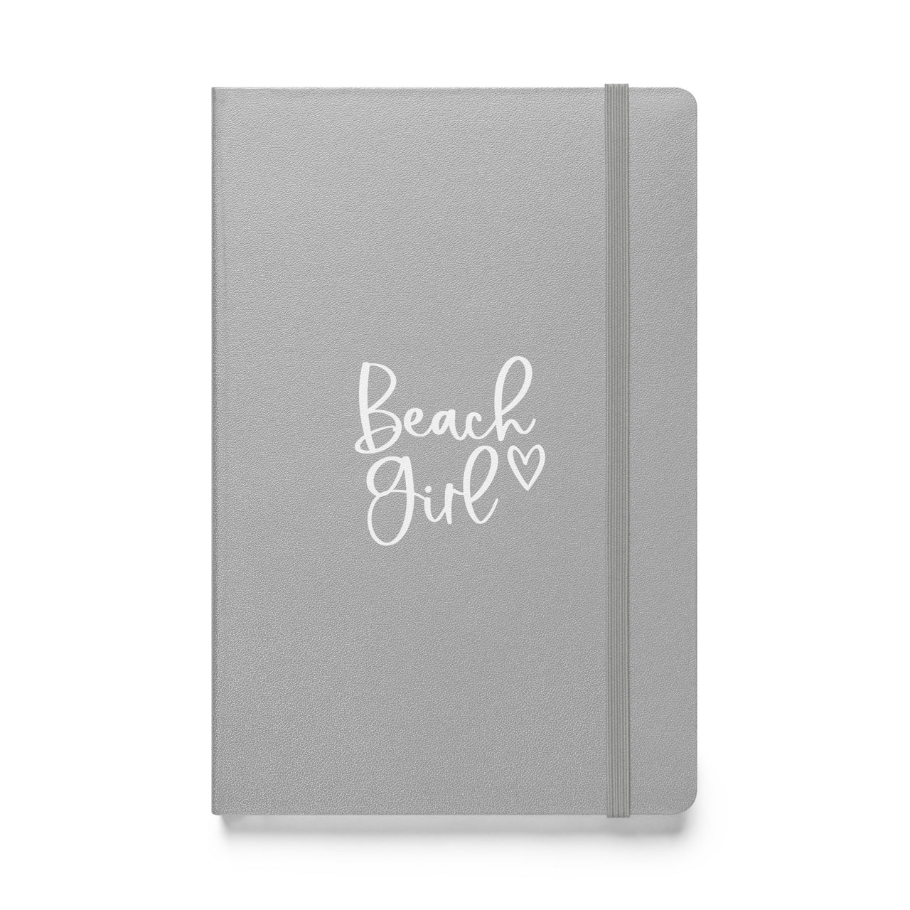 Beach Girl Hardcover Journal, 5.5" x 8.5"  New England Trading Co Silver  