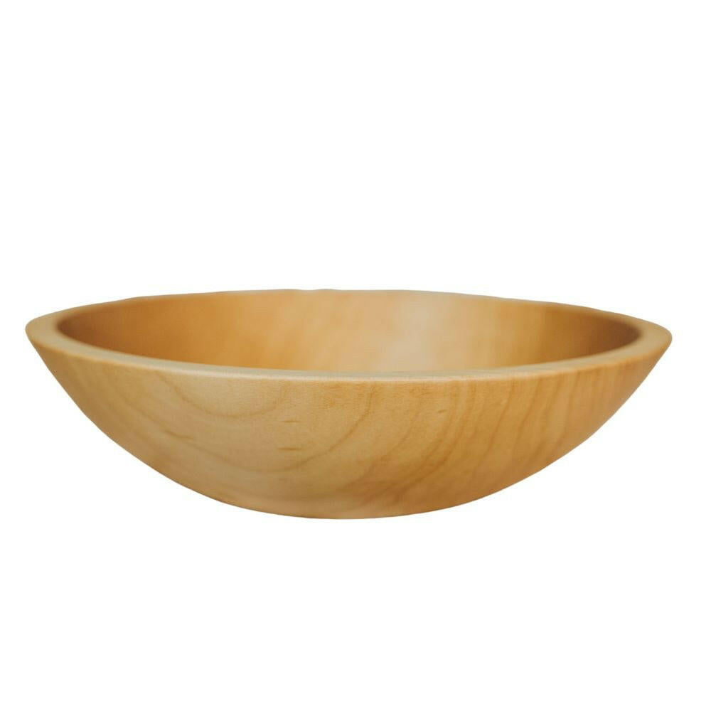 15 Inch Sugar Maple Wooden Bowl Bowls American Farmhouse Bowls   