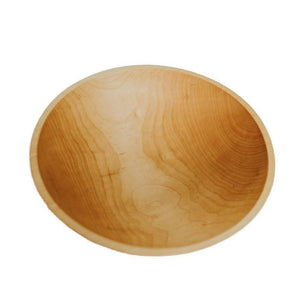 17 Inch Sugar Maple Wooden Bowl Bowls American Farmhouse Bowls   