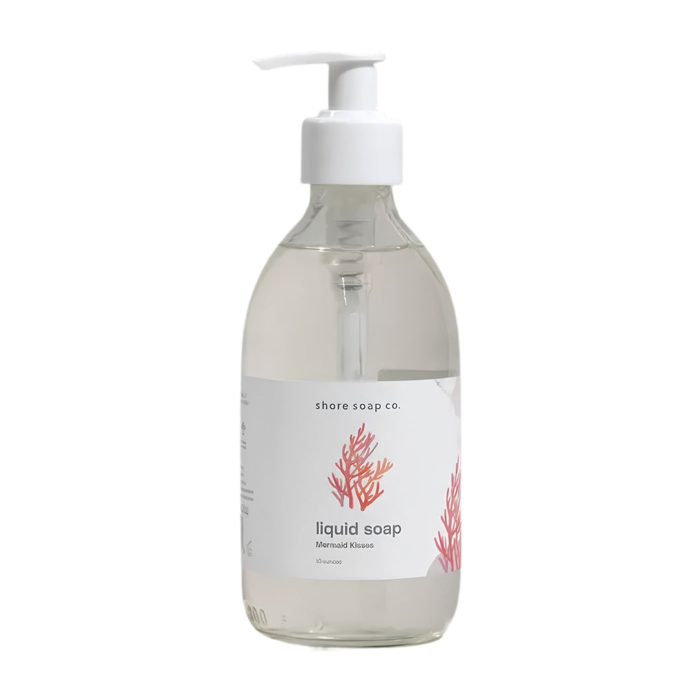 Mermaid Kisses Liquid Hand Soap, Moisturizing Hand Wash, Ocean Scented Hand Soap