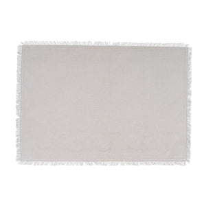 Oyster Pattern Embroidered Placemat Styled With Coastal Tableware, Beach House Tables, Coastal Dining And Summer Entertaining