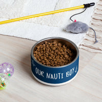 Thumbnail for Nauti Boy Coastal Pet Bowl, 2 Sizes  New England Trading Co   