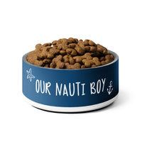 Thumbnail for Nauti Boy Coastal Pet Bowl, 2 Sizes  New England Trading Co   