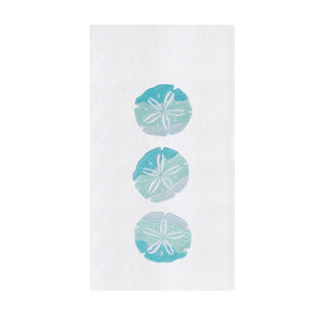 Three Sand Dollar Kitchen Towel For Beach House Decor, Coastal Kitchen Decor, Decorative Kitchen Towels