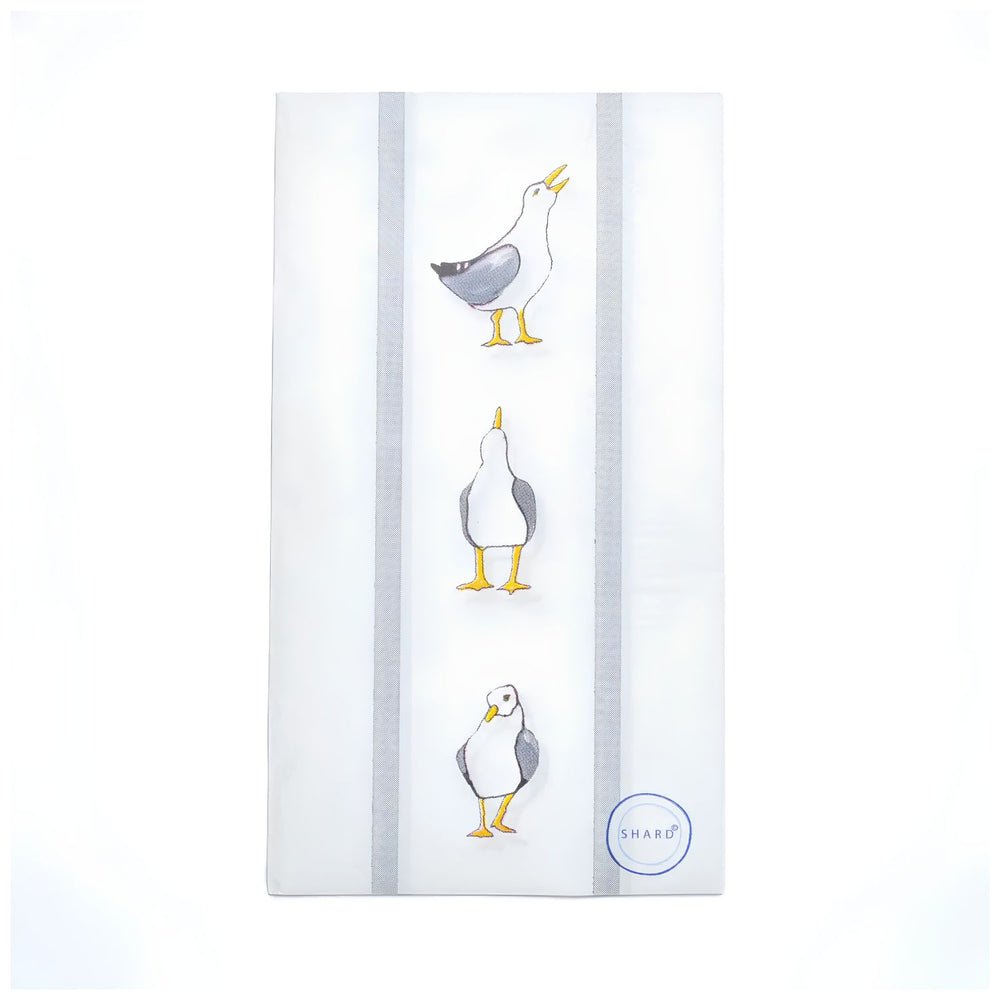Seagull Paper Guest Napkins Pack of 20, Coastal Paper Hand Towels, Beach House Bath Decor