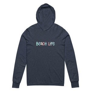 Beach Life Hooded Long Sleeve Tee, Unisex  New England Trading Co   