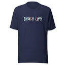 Beach Life Unisex Tee  New England Trading Co Navy  