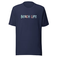 Thumbnail for Beach Life Unisex Tee  New England Trading Co Navy  