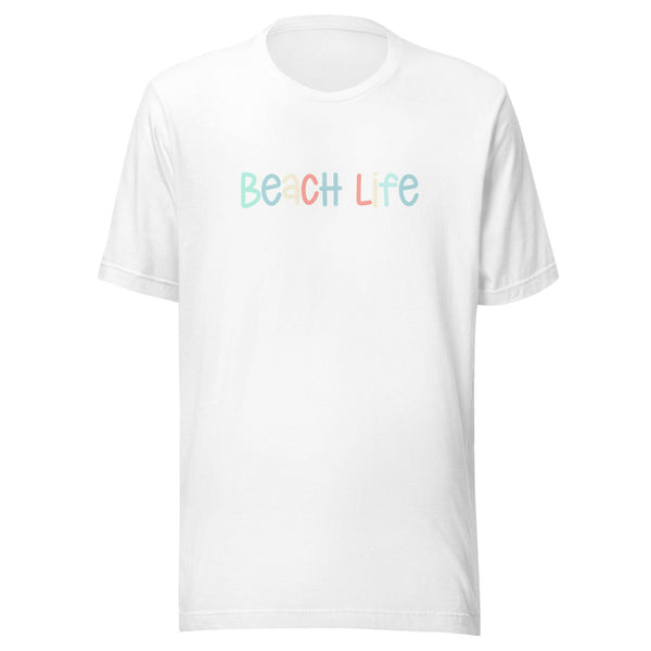 Beach Life Unisex Tee  New England Trading Co White  
