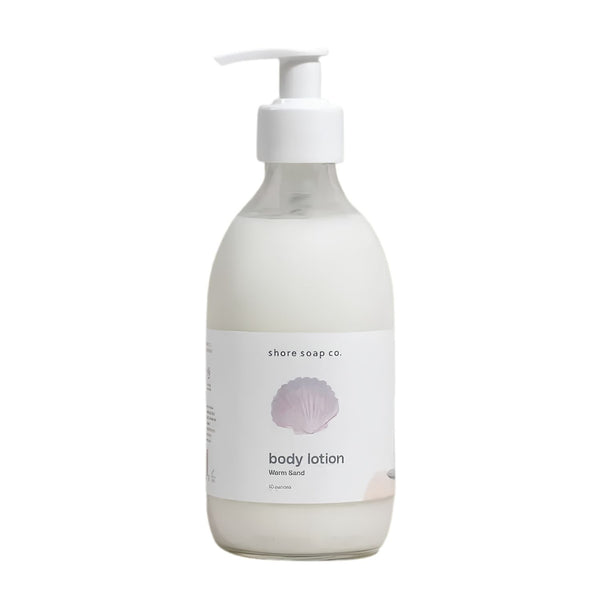 Warm Sand Body Lotion, Moisturizing Skin Lotion, Coastal Scented Body Moisturizer
