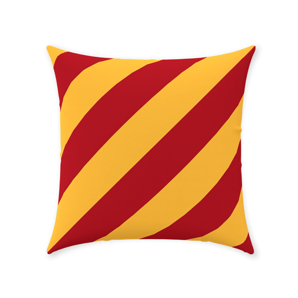 Nautical Signal Flag Pillows, Deluxe Cotton Twill, 20" x 20" Throw Pillows The New England Trading Company Y  