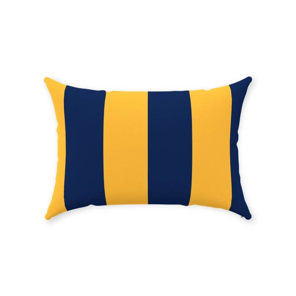 Nautical Signal Flag Lumbar Pillows, Deluxe Cotton Twill, 14" x 20" Throw Pillows The New England Trading Company G  