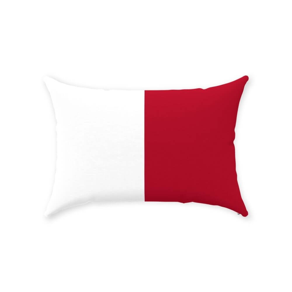 Nautical Signal Flag Lumbar Pillows, Deluxe Cotton Twill, 14" x 20" Throw Pillows The New England Trading Company H  