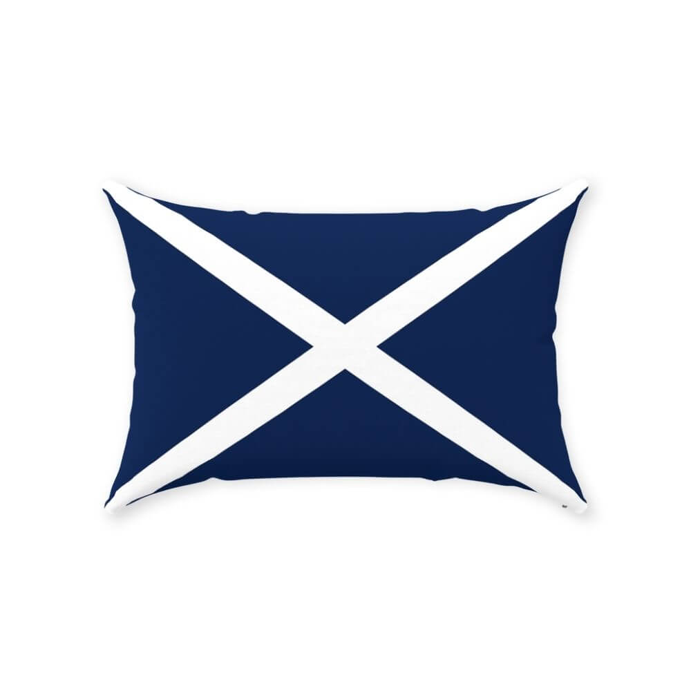 Nautical Signal Flag Lumbar Pillows, Deluxe Cotton Twill, 14" x 20" Throw Pillows The New England Trading Company M  