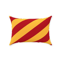Thumbnail for Nautical Signal Flag Lumbar Pillows, Deluxe Cotton Twill, 14