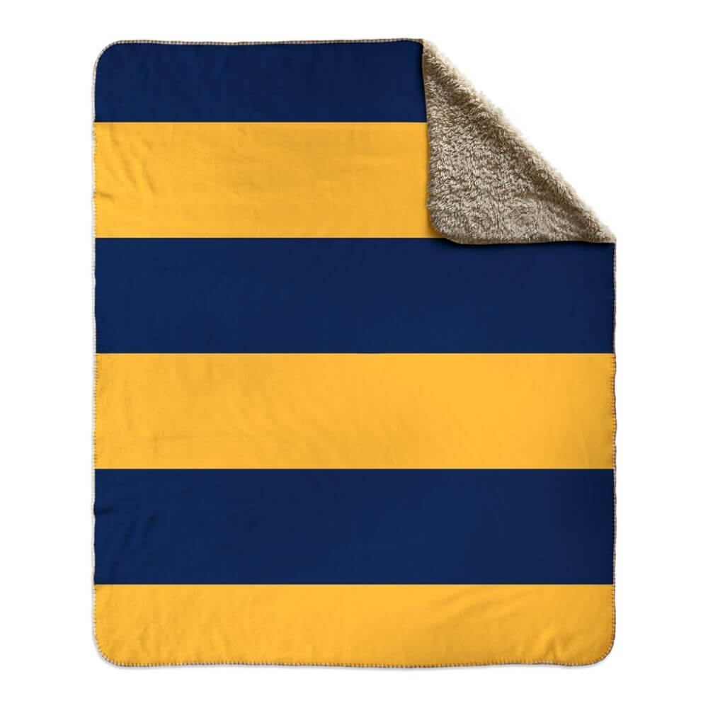 Nautical Signal Flag Fleece Sherpa Blanket, Choose A-Z Blankets The New England Trading Company G  