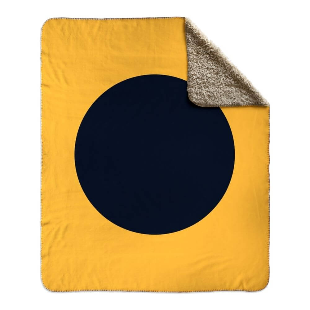 Nautical Signal Flag Fleece Sherpa Blanket, Choose A-Z Blankets The New England Trading Company I  