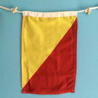 Thumbnail for Nautical Flags, A-Z, 0-9, Maritime Signal Flags Decor New England Trading Co O  