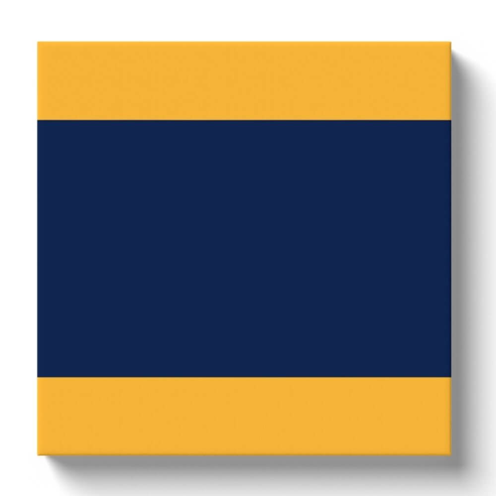 Nautical Signal Flag Canvas Wraps Posters, Prints, & Visual Artwork New England Trading Co 12" x 12" D 