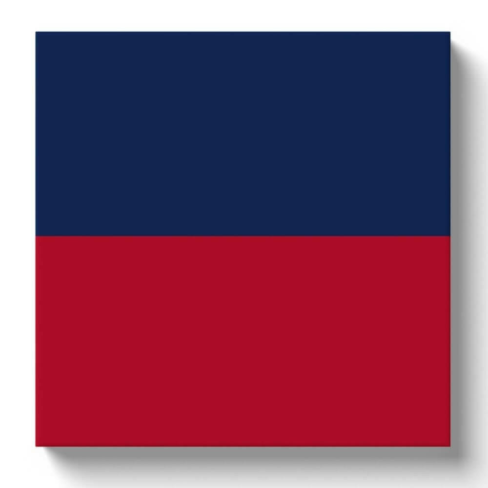 Nautical Signal Flag Canvas Wraps Posters, Prints, & Visual Artwork New England Trading Co 12" x 12" E 