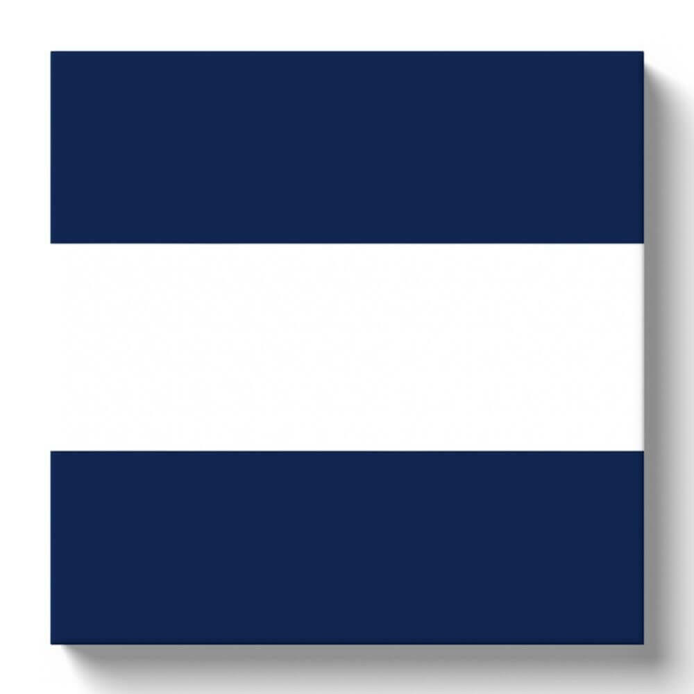 Nautical Signal Flag Canvas Wraps Posters, Prints, & Visual Artwork New England Trading Co 12" x 12" J 