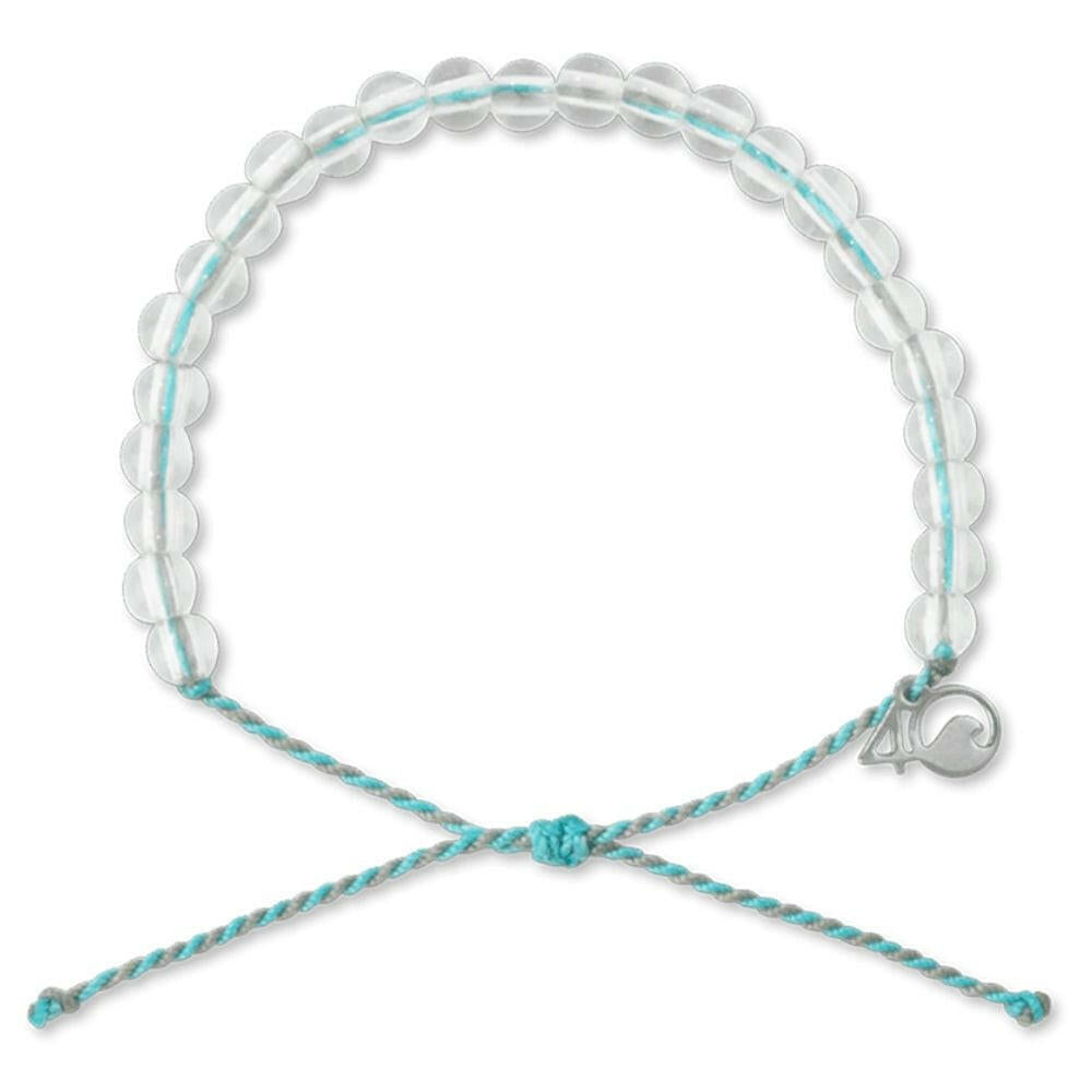 4Ocean Beaded Bracelet, 6 Colors Bracelets 4Ocean Dolphin - Light Blue & White  