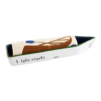 Thumbnail for Boat Shaped 2 Piece Cracker Dish Set Serveware Accessories New England Trading Co Lake Snacks  