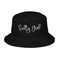 Thumbnail for Salty Girl Bucket Hat, Organic Cotton Hats New England Trading Co Black  