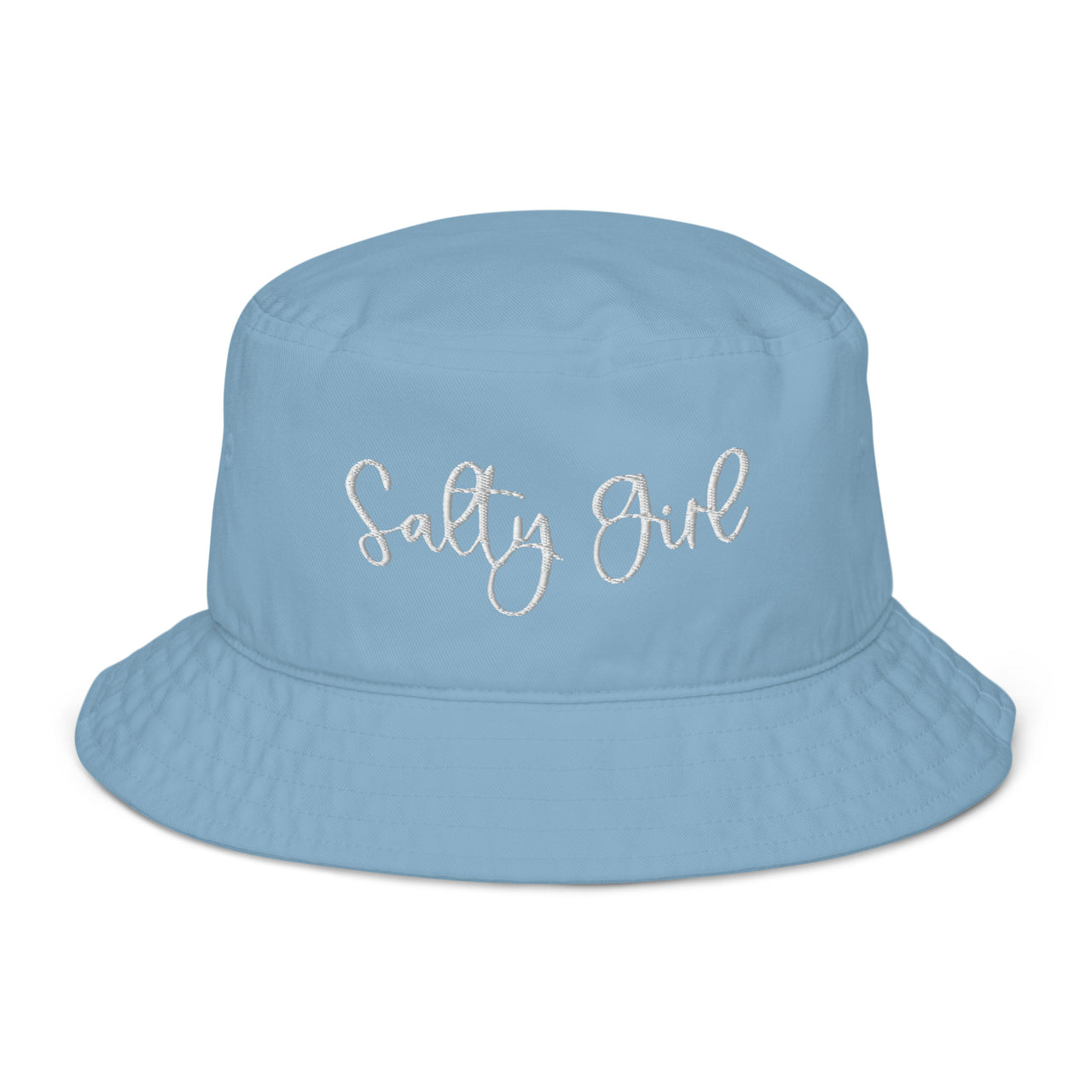 Salty Girl Bucket Hat, Organic Cotton Hats New England Trading Co Slate Blue  