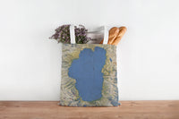 Thumbnail for Nautical Chart Tote Bag, Locations in California