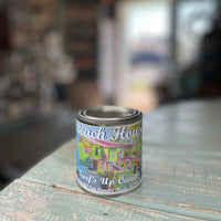 Thumbnail for Beach House Paint Can Candle Paint Can Candle Surf's Up Candle 1/2 Pint (8oz)  