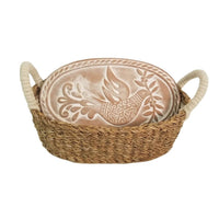 Thumbnail for Seagrass Bread Warmer, Oval Baskets New England Trading Co   