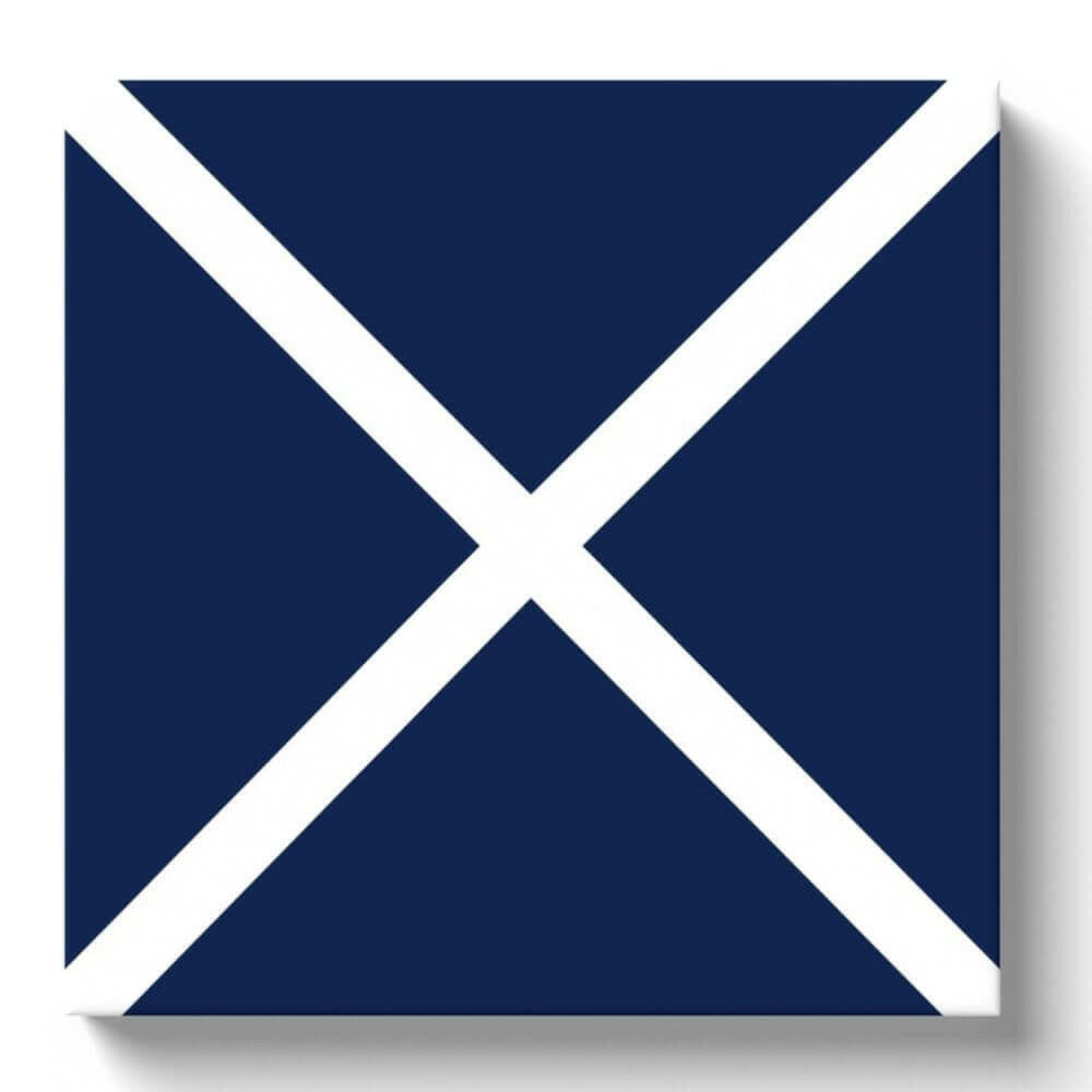 Nautical Signal Flag Canvas Wraps Posters, Prints, & Visual Artwork New England Trading Co 12" x 12" M 