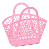 Thumbnail for Sun Jellies Retro Betty Beach Bag, 3 Colors Handbags Sun Jellies Bubblegum Pink  