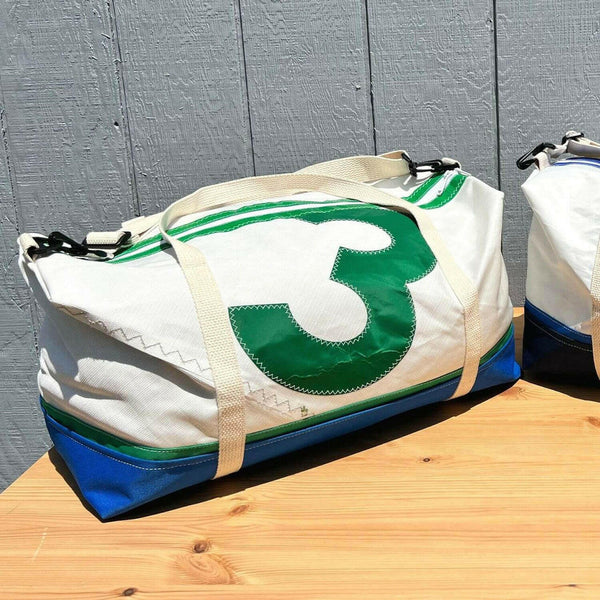 Recycled Sail Duffel Bag Duffel Bags New England Trading Co   