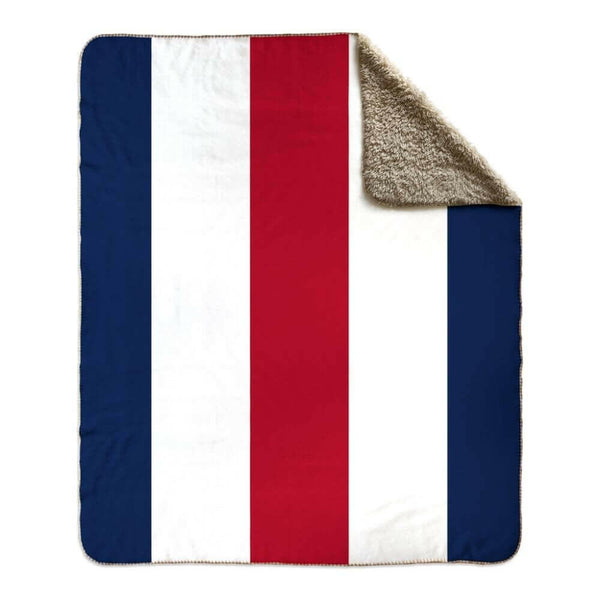 Nautical Signal Flag Fleece Sherpa Blanket, Choose A-Z Blankets The New England Trading Company   