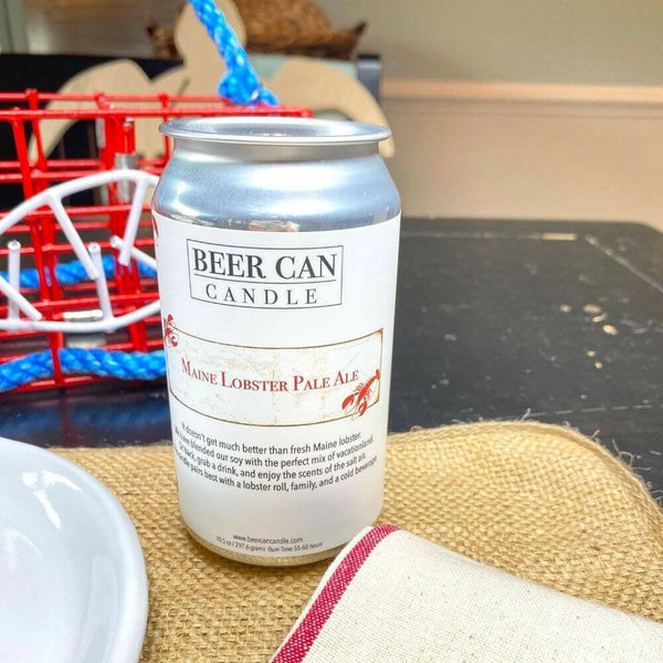 Maine Lobster Pale Ale Beer Can Candle Candles New England Trading Co   