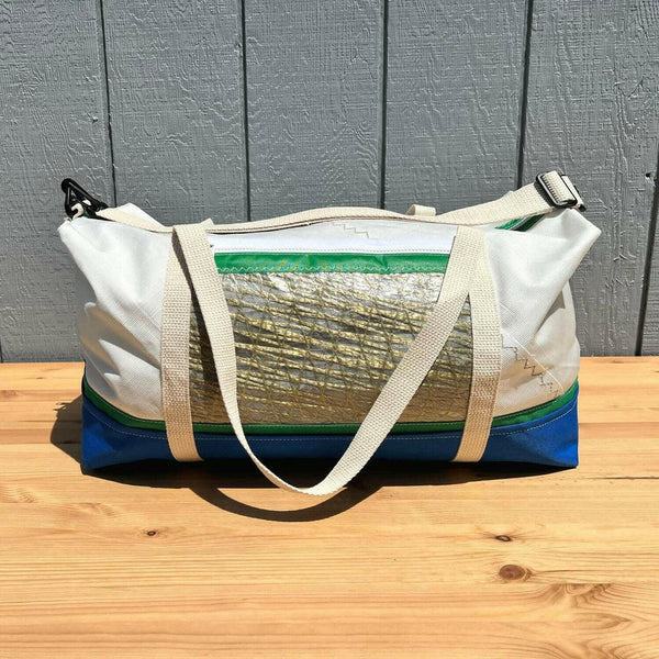 Recycled Sail Duffel Bag Duffel Bags New England Trading Co   