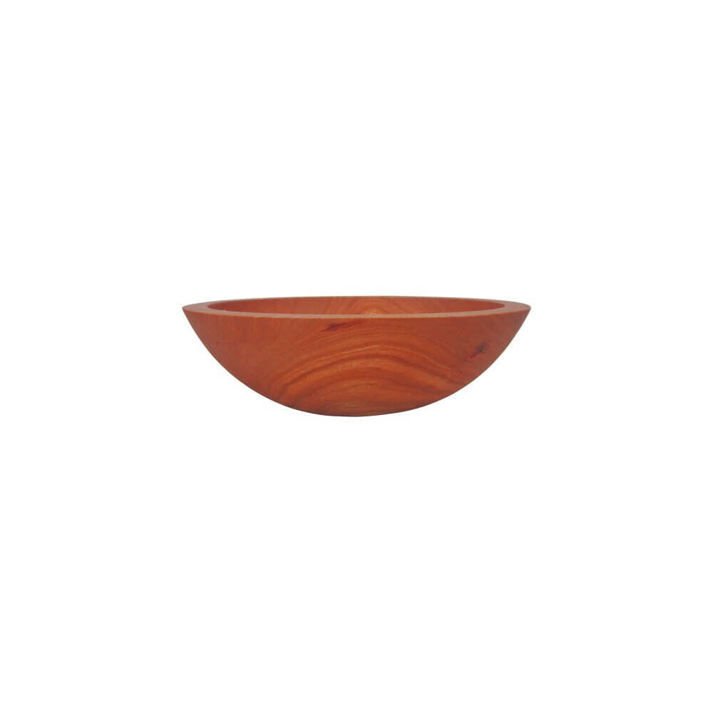 Cherry Wooden Serving Bowl, 7", Set of 4 Bowls American Farmhouse Bowls   