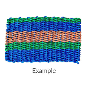 "Colors of Maine" Assorted Recycled Lobster Rope Doormats, 18x30 Door Mats The New England Trading Company   